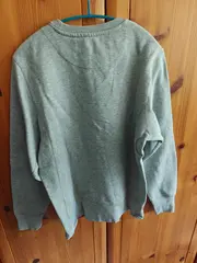 Vorschaubild 2 von Herren Pullover Grau Gr. 46/S Baumwolle Sportlich