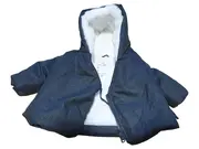 Vorschaubild 1 von Baby Outdoorjacke Kinder Gr. 3M Blau Casual Kapuze