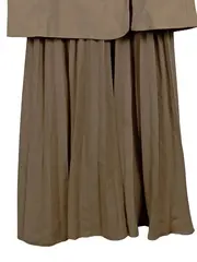 Vorschaubild 5 von Damen Business Kostüm Rock Blazer Set Beige Gr. 40