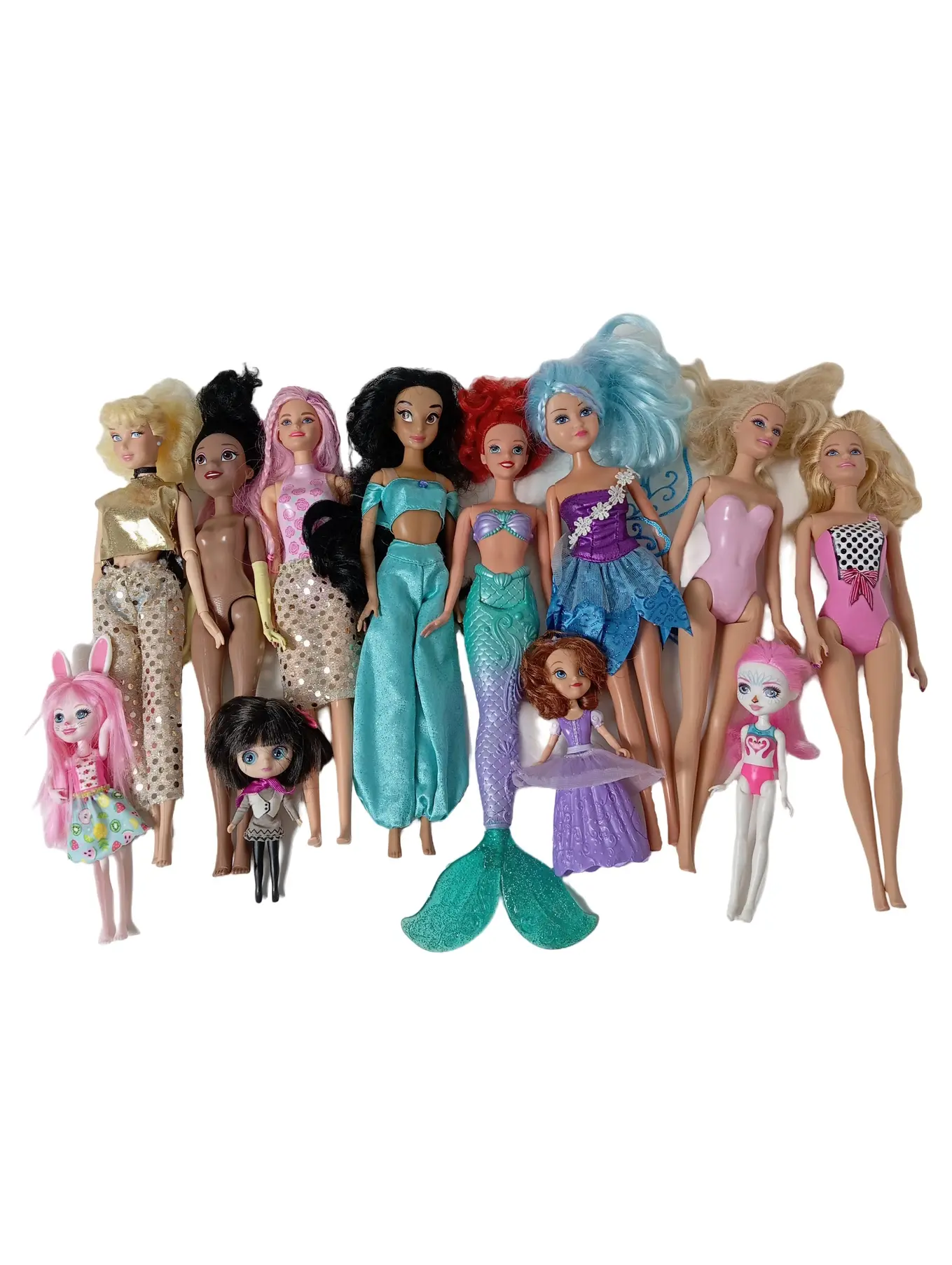 BARBIE Puppen Sammlung Künstlerpuppe Modisch Farbenfroh Mehrfarbig