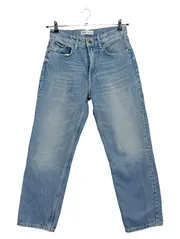 Vorschaubild 1 von Damen Jeans Straight Leg High Waist Hellblau Größe 38 W29