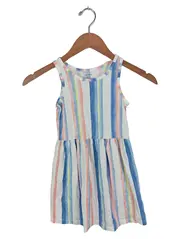 Vorschaubild 1 von Mädchen Sommerkleid gestreift Gr. 5 lat / 110