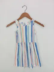 Vorschaubild 3 von Mädchen Sommerkleid gestreift Gr. 5 lat / 110