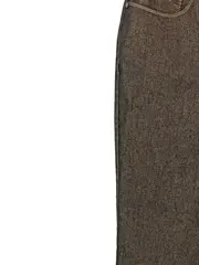 Vorschaubild 5 von Damen Jeans Straight Leg Braun Gr. 40 Reißverschluss NEU