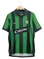 Vorschaubild 1 von Celtic FC Retro Fußball Trikot Herren Gr. M Gestreift Mehrfarbig