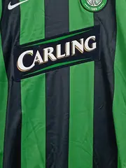 Vorschaubild 4 von Celtic FC Retro Fußball Trikot Herren Gr. M Gestreift Mehrfarbig