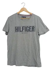 Vorschaubild 1 von Herren T-Shirt Grau L Casual Logo-Print