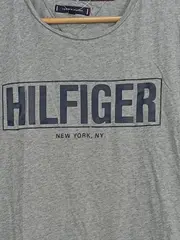 Vorschaubild 2 von Herren T-Shirt Grau L Casual Logo-Print