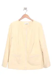 Vorschaubild 1 von Blazer Damen Gr. 42/XL Beige Elegant Klassisch Büro Polyester