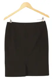 Vorschaubild 2 von Damen Bleistiftrock Gr. 36/S Schwarz Business Elegant Midirock