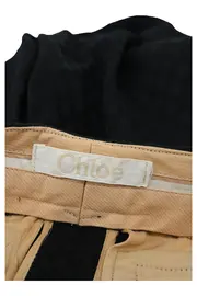 Vorschaubild 3 von CHLOé Damen Anzughose Gr. 36 S Schwarz Elegant Business Strukturmuster