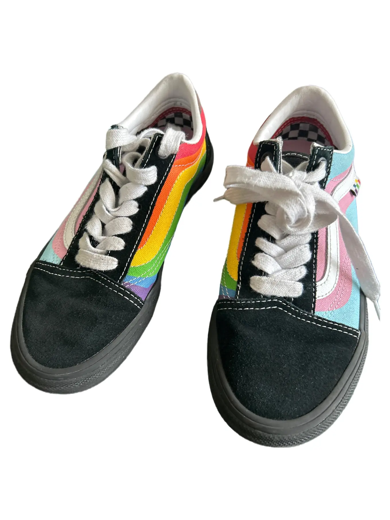 VANS Old Skool Rainbow Sneaker Damen Gr. 36 Mehrfarbig Casual Streetwear
