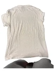 Vorschaubild 3 von Herren T-Shirt Gr. 38 M Beige Logo Print Kurzarm