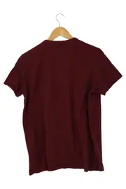 Vorschaubild 2 von Herren T-Shirt Rot Gr. M/48 Casual Henley Baumwolle