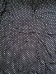 Vorschaubild 3 von Damen Bluse Polka Dot Schwarz Gr. 36