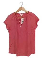 Vorschaubild 1 von Damen Pullover Gr. 34/XS Rot Gestreift Kurzarm Casual