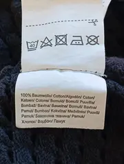 Vorschaubild 4 von Damen Pullover Lochmuster Schwarz Gr. 38/M Casual Strick