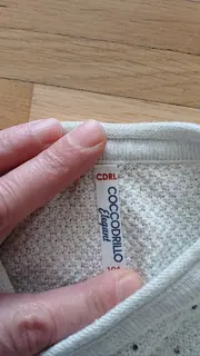 Vorschaubild 5 von Festliches Kleid Grau Fransen Strasssteine Gr. 104