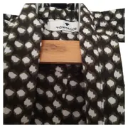 Vorschaubild 5 von Damen Stoffhose Weites Bein Oliv Gepunktet Gr. 36 S