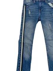 Vorschaubild 2 von Destroyed Jeans Mädchen 46x52 Blau Casual Jay Regular Gestreift