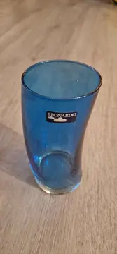 Vorschaubild 3 von Trinkglas Blau Modern Glas 15,5 cm Höhe Neu mit Etikett