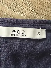 Vorschaubild 5 von EDC Damen T-Shirt Sternenmuster Gr. 36/S Blau Casual Kurzarm