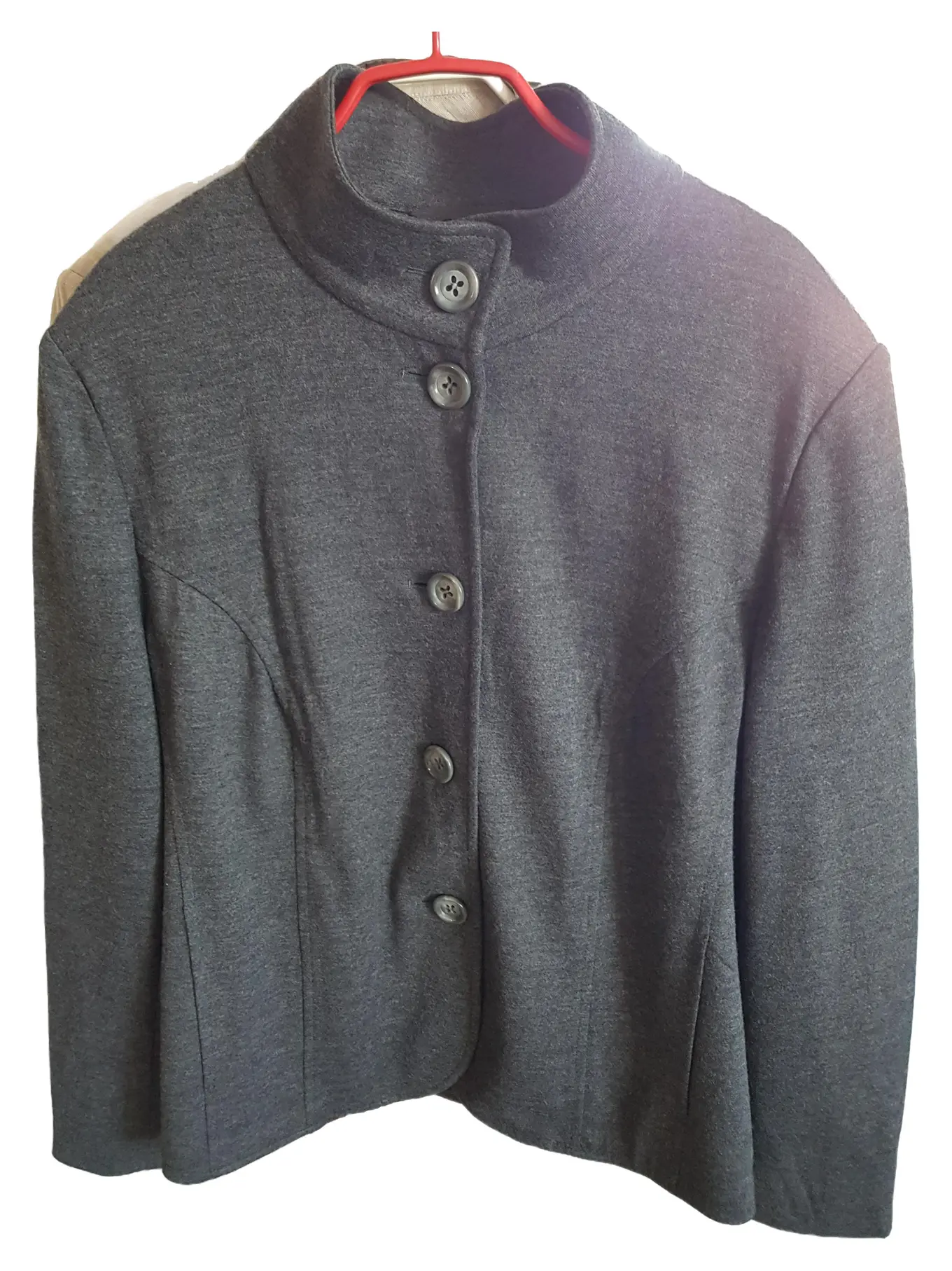 BASLER Damen Blazer Gr. 44 Grau Klassisch Business Jacke