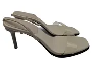 Vorschaubild 1 von Woman Sandaletten Damen Gr. 38 Beige Mules High Heels Elegant