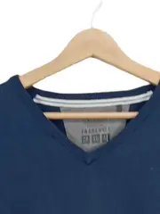 Vorschaubild 3 von Herren Pullover V-Ausschnitt Blau Gr. 50;L