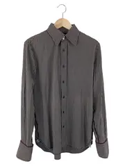 Vorschaubild 1 von Herren Freizeithemd L 50 Gestreift Casual Mehrfarbig Baumwolle