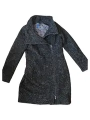 Vorschaubild 2 von Damen Winterjacke Mantel Gr. 36/S Schwarz Meliert Casual