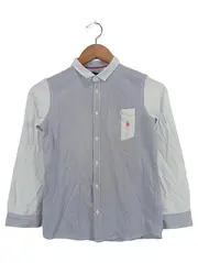 Vorschaubild 1 von OKAÏDI Kinder Hemd gestreift Gr. 140 Blau Langarm Casual