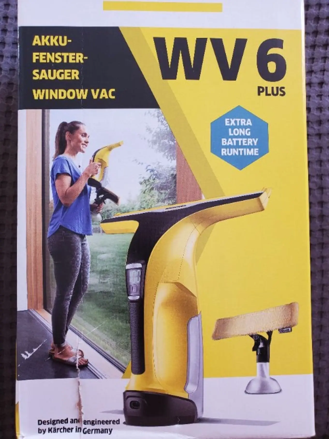 KÄRCHER WV 6 PLUS Akku-Fensterreiniger Fenstersauger