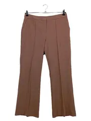 Vorschaubild 1 von Damen Anzughose Business Gr. 40 Braun Elegant Stoffhose