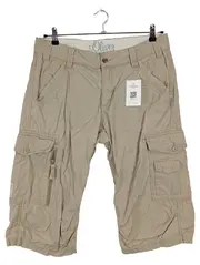 Vorschaubild 1 von Herren Cargo Shorts Beige Gr. 34 Baumwolle Casual