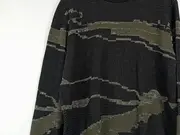 Vorschaubild 2 von Herren Pullover Grafik Strick Langarm Mehrfarbig XXL