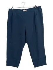 Vorschaubild 1 von Essentials Damen Stoffhose Blau Gr. 50 Casual Baumwolle