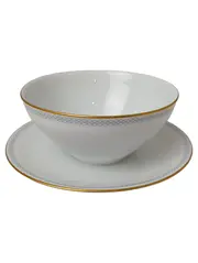 Vorschaubild 1 von THOMAS PORZELLAN Servierschüssel Weiß Goldrand Klassisch Elegant 18 cm