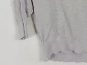 Vorschaubild 4 von Damen Pullover Grau L Casual 3/4-Arm V-Ausschnitt