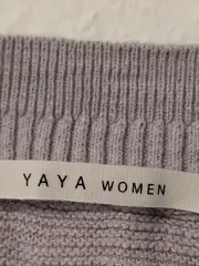 Vorschaubild 6 von Damen Pullover Grau L Casual 3/4-Arm V-Ausschnitt