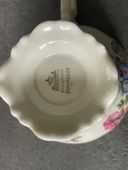 Vorschaubild 2 von Tasse Pompadour Blumenmuster Porzellan Mehrfarbig Klassisch