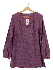 Vorschaubild 1 von Damen Bluse Pink M Florales Muster Baumwolle Elasthan