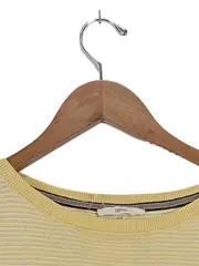 Vorschaubild 3 von Damen Pullover Gr. 36/S Gelb Casual Gestreift