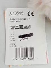 Vorschaubild 3 von Bobby Schlenkenteddy Kuscheltier Bär Beige 40 cm Baby Plüschtier