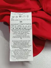 Vorschaubild 4 von Taifun Damen Rollkragen Langarmshirt Rot Gr. 34/XS Viskose Basic