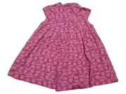 Vorschaubild 2 von Mädchen Sommerkleid Gr. 80/86 Rosa Grafisch Baumwolle