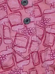 Vorschaubild 6 von Mädchen Sommerkleid Gr. 80/86 Rosa Grafisch Baumwolle
