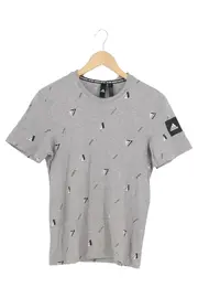 Vorschaubild 1 von Damen T-Shirt Gr. 36;S Grau Casual Sportlich Logo Print