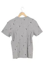 Vorschaubild 2 von Damen T-Shirt Gr. 36;S Grau Casual Sportlich Logo Print