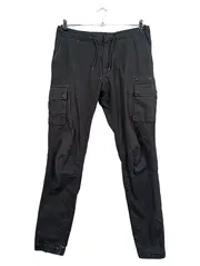 Vorschaubild 1 von Herren Jogger Cargohose Oliv Baumwolle Freizeit Gr. W31/W34
